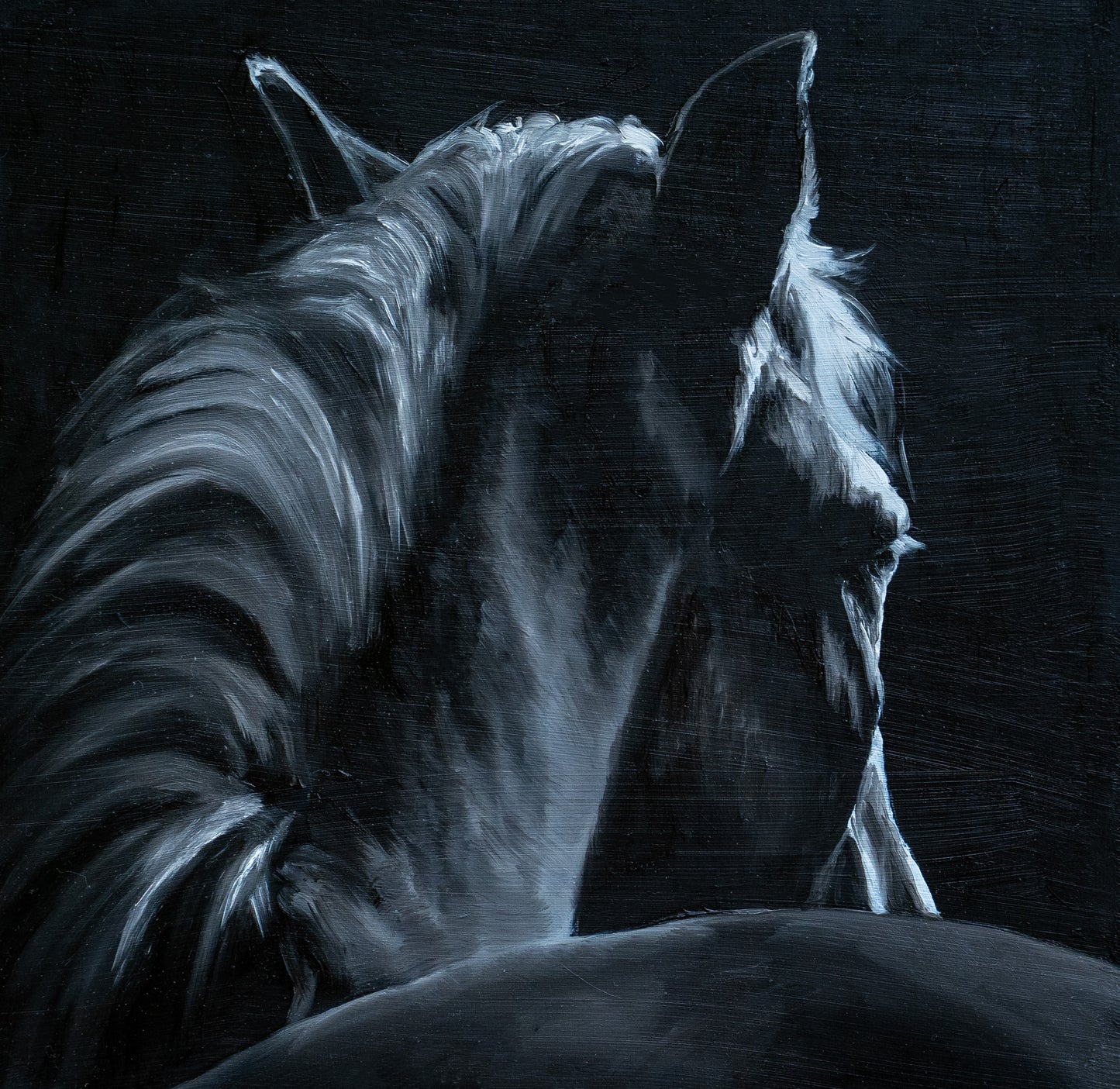 Portrait of a Horse II Original