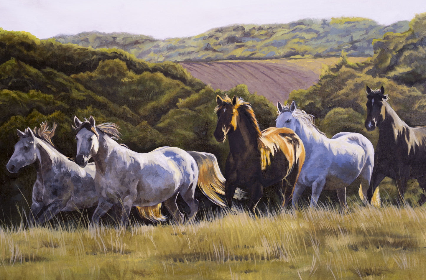 Vineyard Guardians Print