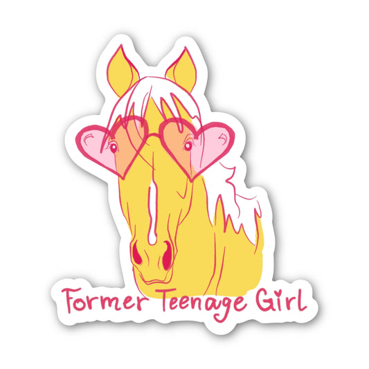 Former Teenage Girl 3" Sticker